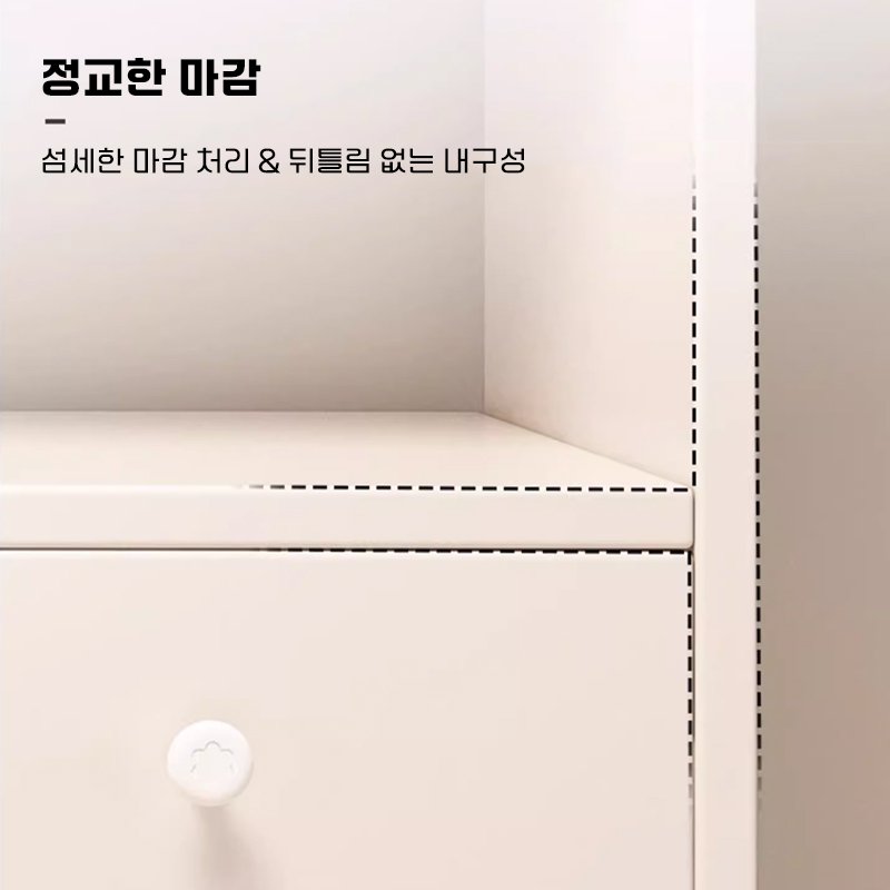 SeekFun 책상 위 나무 책꽂이 수납장 책상 선반 다용도 데스크 정리 2단 3단 공부방 공간활용, 화이트할인 상세 이미지 1