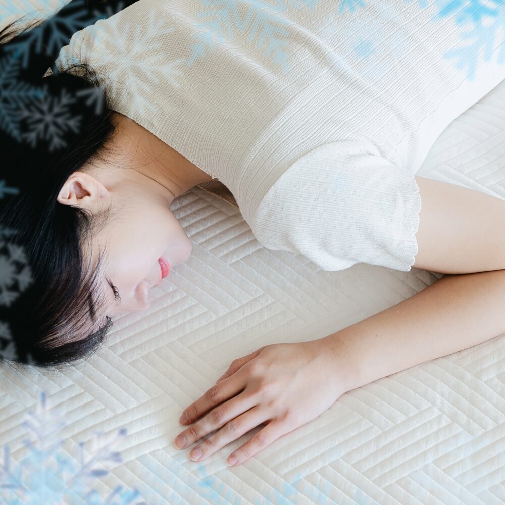 -7도 접촉 냉감 차가운 아이스웰 여름 침대 패드 쿨매트, 아이스웰 올화이트할인 상세 이미지 1