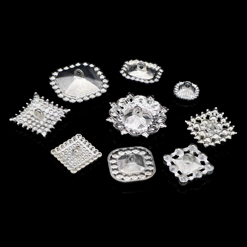 고급 큐빅 진주 코트 가디건 보석 정장 단추, 10개, 진주 라운드 20mm 상세 이미지 2