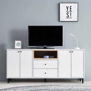 동서가구 아론 1600 높은 거실장 DF915136, 거실장색상_화이트[유광] 공간박스색상_화이트할인