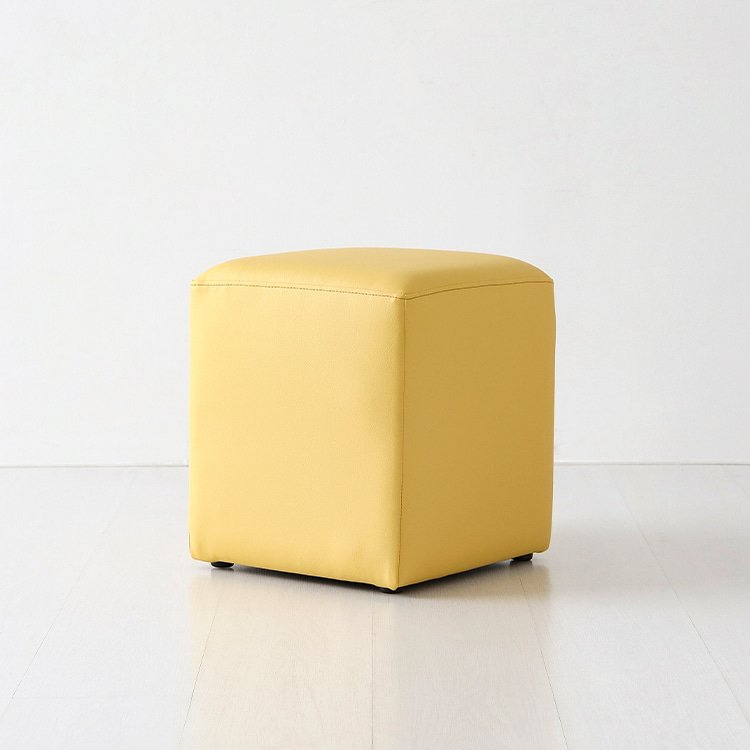 앰보 사각스툴, 레몬 1490.2995, 1개 상세 이미지 1