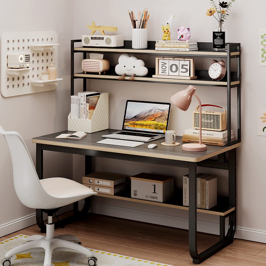 리바트 꼼므 자녀가구 1200 각도조절 책상 + 상부책장 세트 방문설치, 화이트쿠폰할인 상세 이미지 2