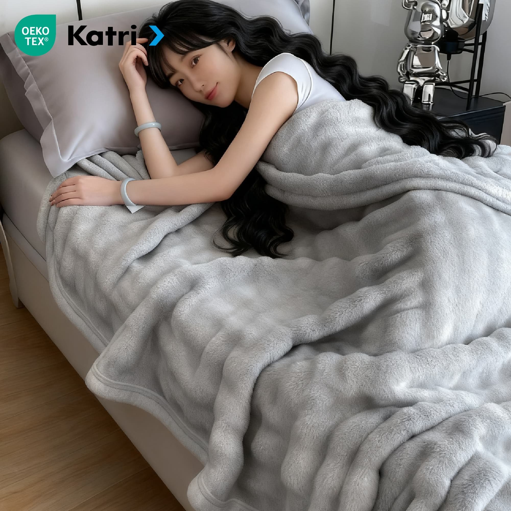 FASEN 보들보들 프리미엄 무름담요 극세사 밍크 소파 캠핑 차량 담요 담요 블랭킷할인 상세 이미지 1