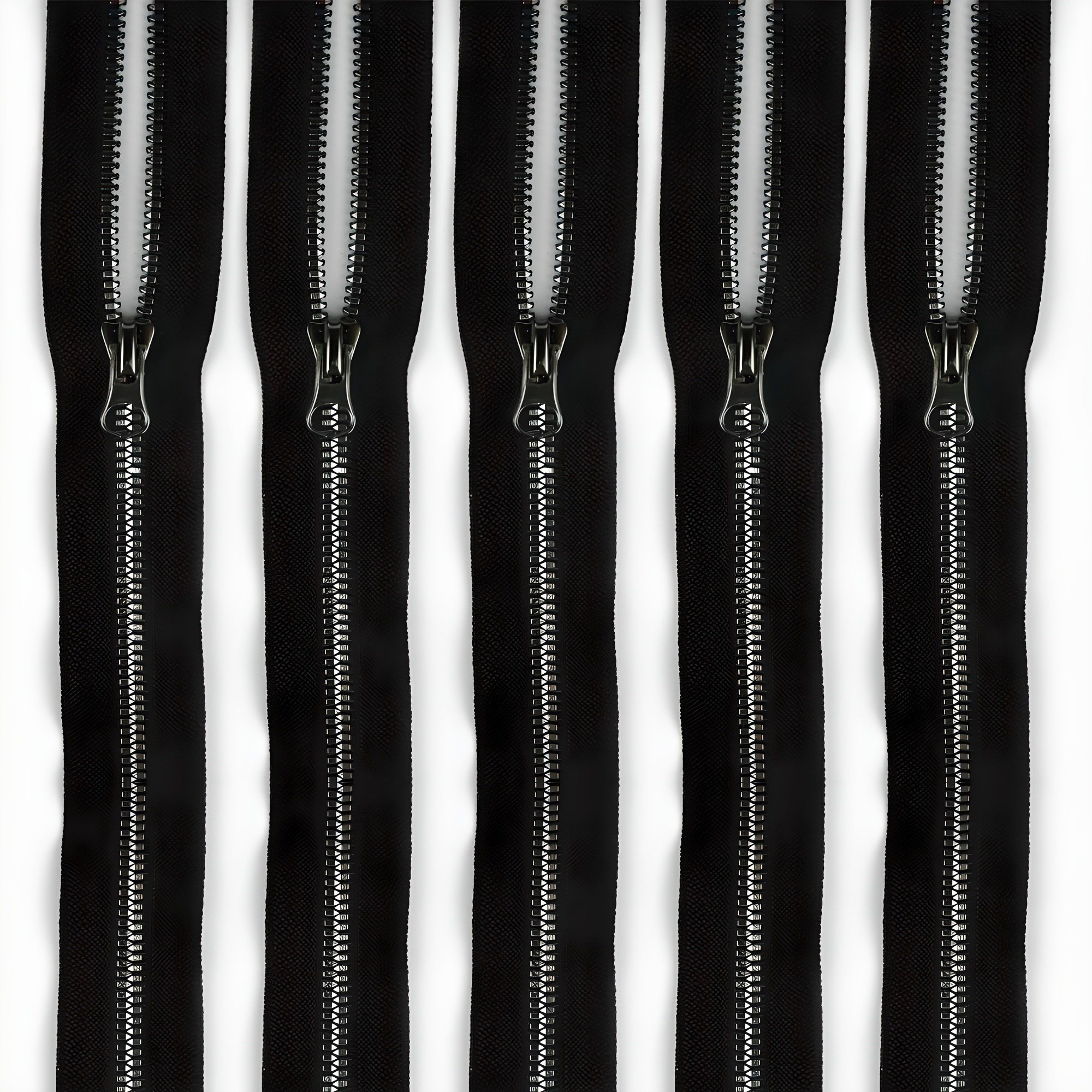 제이에스트레이딩 75cm 비슬론 점퍼지퍼 5호, 흑니켈, 5개 상세 이미지 1