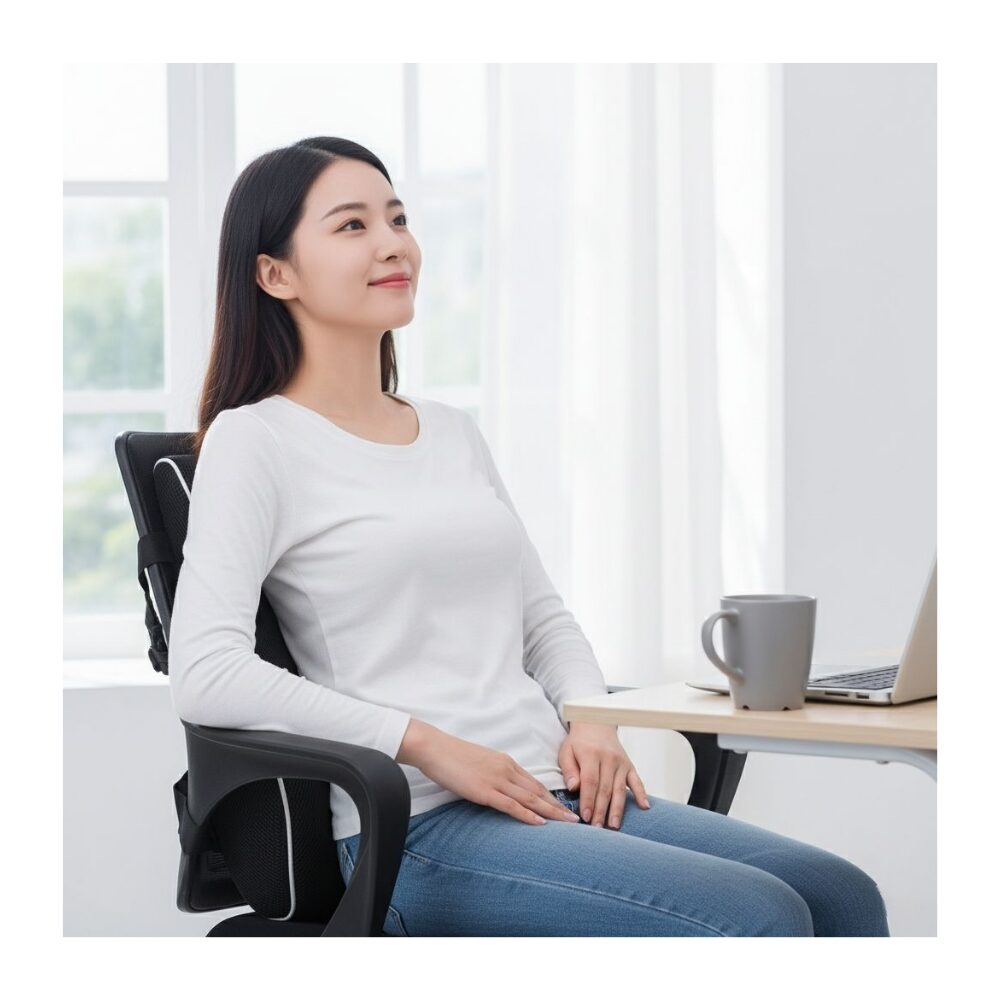 쿠바디 3D 등받이 쿠션 편안한 바른자세 사무실 의자 자동차 허리, 블랙쿠폰할인· 1일 남음 상세 이미지 2