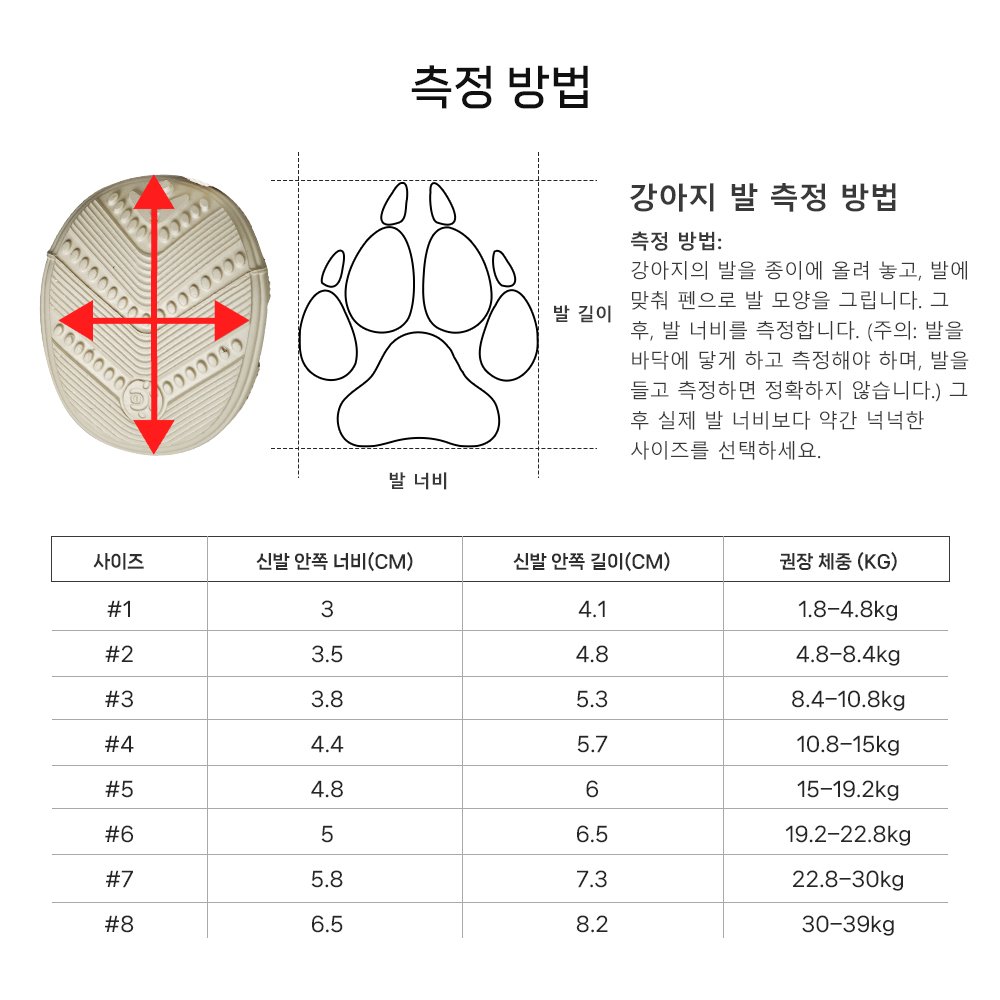 Brightbay 강아지 미끄럼방지 신발 야광 스트랩 펀칭 통기신발 장식 증정, 하늘색, 4개 상세 이미지 2