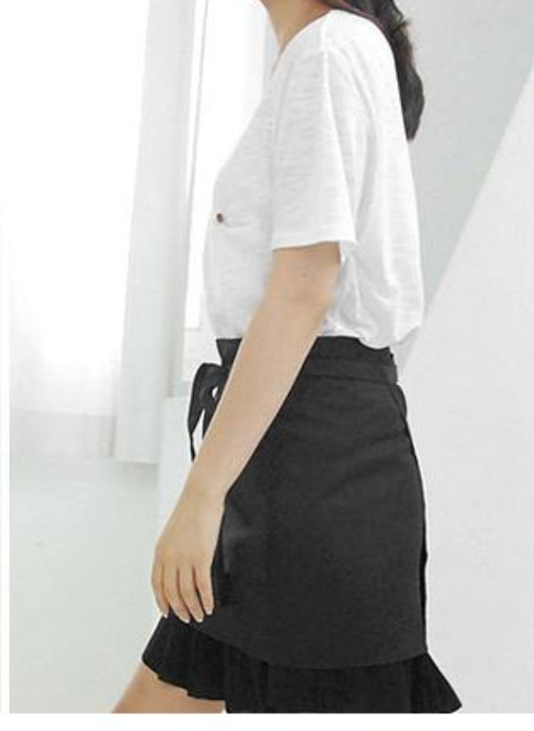 새김어페럴 카페 미니 허리앞치마, 블랙, 2개 상세 이미지 2