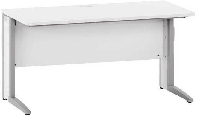 퍼시스 딜라이트 책상 1400 ㄷ자 다리형 SD014S, 1400x700mm WW